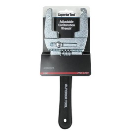 Superior Tool 3840 Adjustable Combination Wrench, One Size, Multi
