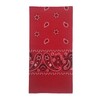 Vamqor 100% Cotton 10 Pack Fine Bandanas（Red）