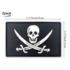 JBCD Pirate Jack Rackham Flag Patch Tactical Pirate Patch -