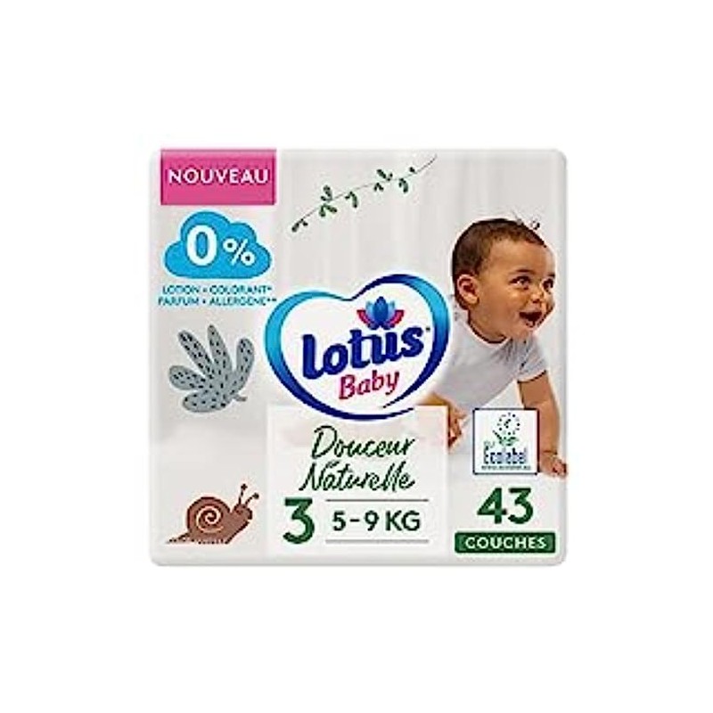 43 Natural Softness Baby Nappies Size 3