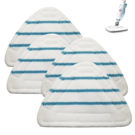 4 wiederverwendbare Reinigungstücher, dreieckig, waschbar, Ersatz für Mikrofaserböden, für Dampfreiniger, Dampfreinigung