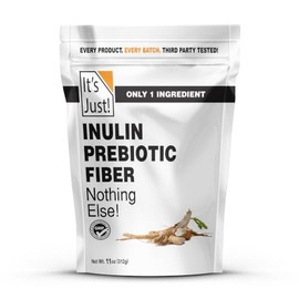 It's Just - edulcorante prebiótico de fibra de inulina, producto de Bélgica, polvo de raíz de achicoria (11 oz)