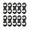 SeonFook 10pcs Bike Brake Cable Hook Clip S Shape Wire