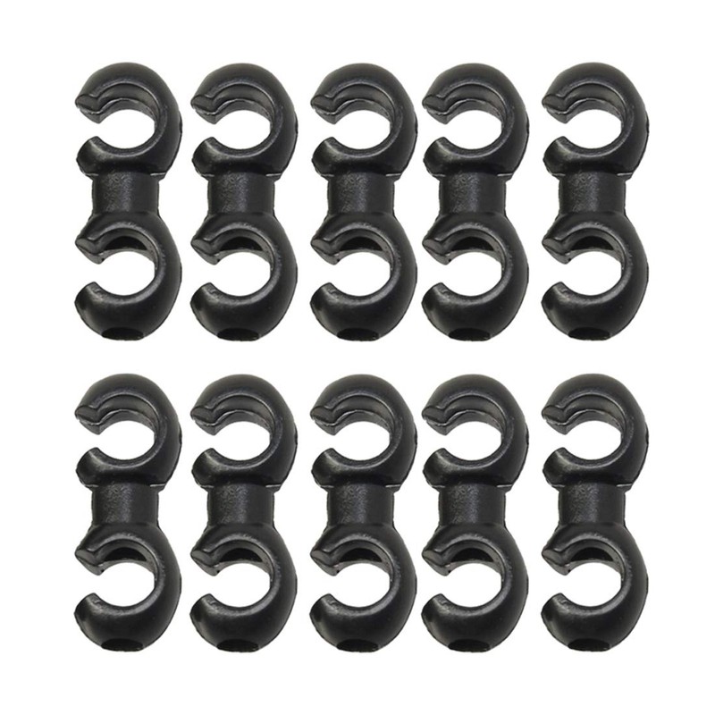 SeonFook 10pcs Bike Brake Cable Hook Clip S Shape Wire