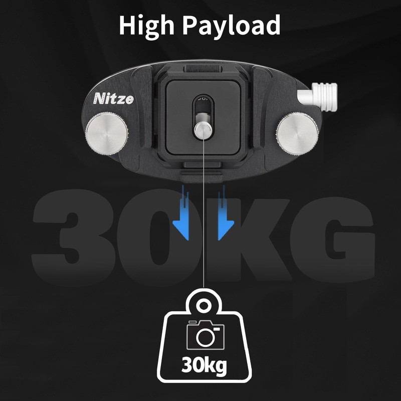Nitze Camera Clip, Aluminium Camera Clip, Camera Backpack Clip with