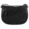 Cluty Women's Shoulder Bag Genuine Leather 021583, black
