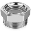Boltigen Sight Glass Replacement for Air Compressor, 2'' NPT Stainless