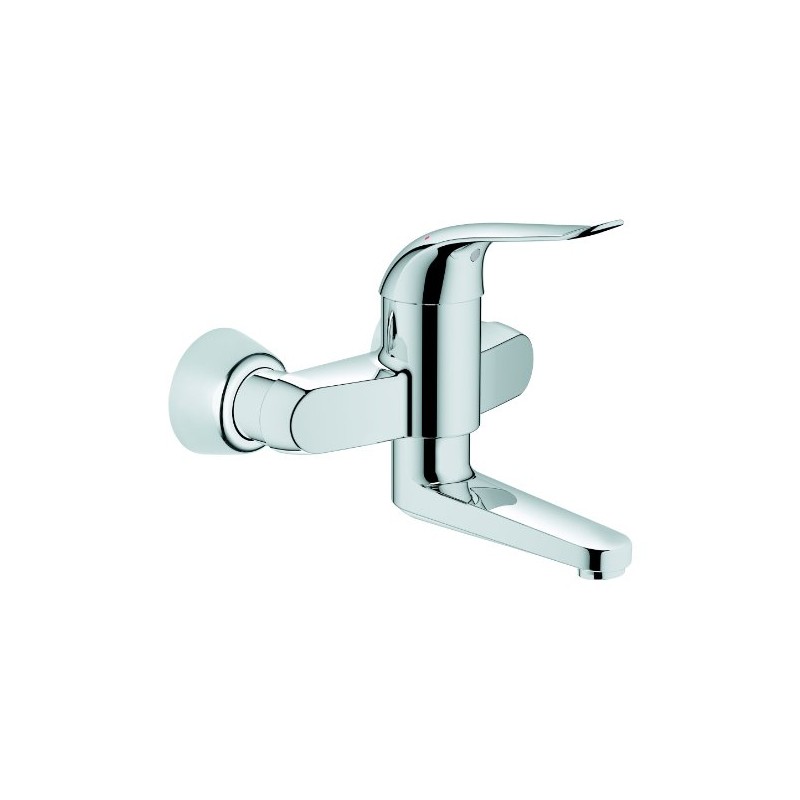 GROHE 32767000 Euroeco Special Basin Mixer Tap, Wall Mounted
