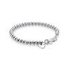 Dankadi New Women 925 Sterling Silver Bracelet Minimalist 4-6MM Round