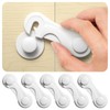 Inaya 6-Pack Child Proof Locks for Cabinet Doors, Pantry, Closet,