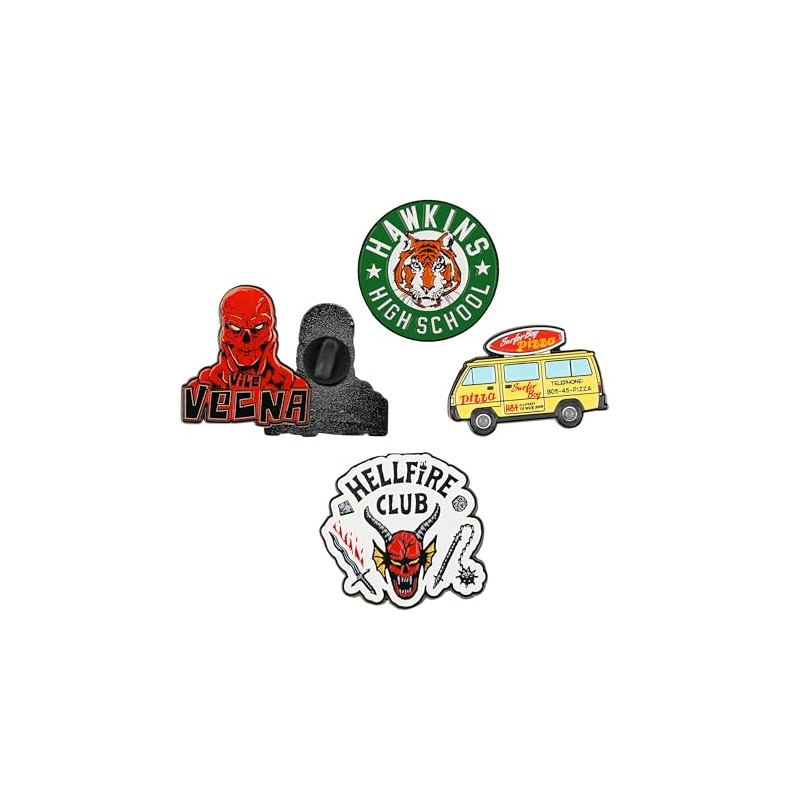 Cinereplicas Stranger Things - Set of 4 Pins Stranger Things
