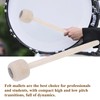 Drum Mallet, Bass Drum Mallet Stick with Wool Felt Head
