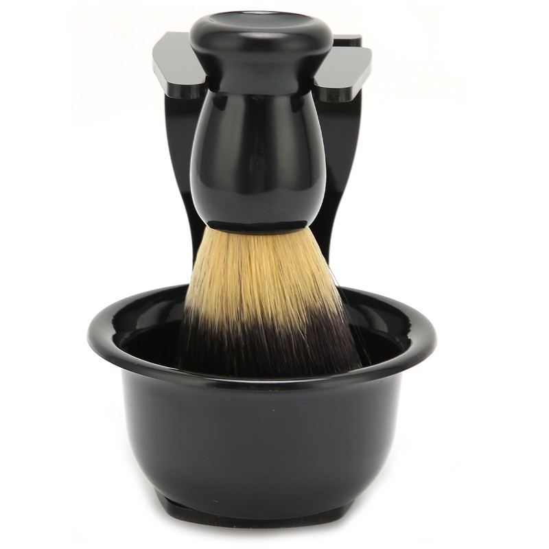 3pcs Shaving Brush Set Beard Shaving Brush Bowl Safety Shaving
