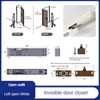 Automatic Hydraulic Door Closer, Adjustable Soft Close Buffer with Aluminum