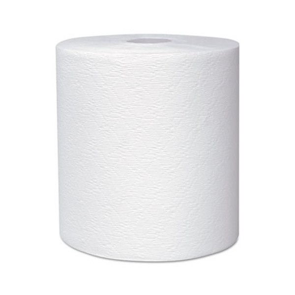 Kimberly Clark 50606 Scott Hard Roll Paper Towels, 8" x 600' Roll, White, Poly-Bag Protected (1 Individual Roll of 600')