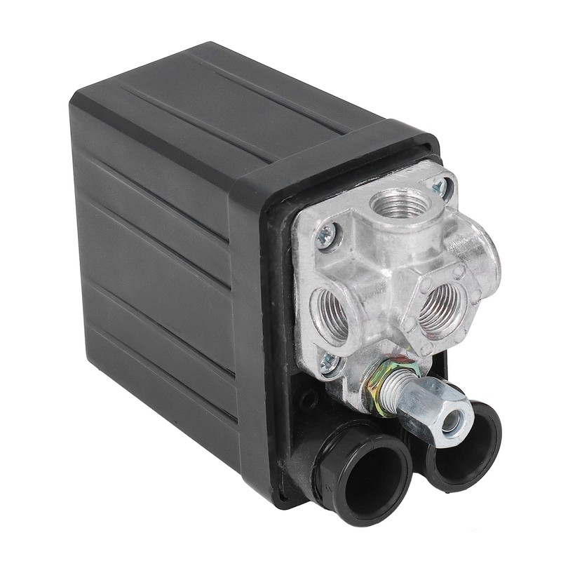 Air Compressor Pressure Switch Automatic Valve 4 Holes 90‑125PSI Accessory