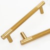 Gutuwellea 12 Pack 5 Inch 128 mm Gold Knurled Cabinet