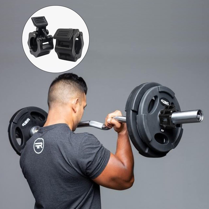Barbell Collar ValueHall 1 Inch Barbell Clamps Barbell Buckle Non-Slip