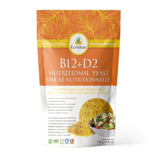 Ecoideas Nutritional Yeast B12+D2 125g