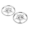 Unbranded Chrome 4-1/2" Speaker Trim Grill Cover For Harley Electra