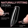 AILLSA Short Square Nail Tips Full Cover Clear 1 Fl