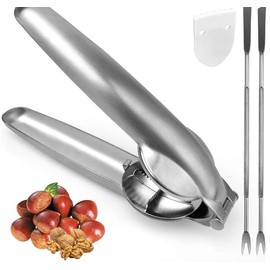 YC-GREHUN Nutcracker Chestnut Peeler 304 Stainless Steel Kitchen Tools Fruit Opener for Chestnut Walnuts Pecan Filbert