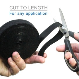 VViViD Hook n' Loop Double-Sided Multi-Purpose Reusable Fastening Tape 1 Inch x 18ft Roll