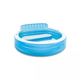 Intex Swim Center Inflatable Family Lounge Pool, 90" X 86" X 31"