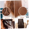 Beavorty 2pcs Bamboo Comb Hairbrush Bamboo Scalp Comb Wood Massage