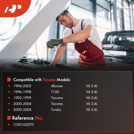 A-Premium Engine Oil Dipstick Dip Stick Compatible with Toyota Tacoma 1995-2004, Tundra 2000-2004, 4Runner 1996-2002, T100 1996-1998, 3.4L, Engine Oil Level Dipstick