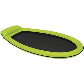Selection: Intex Mesh Mat - Inflatable Air Mattress Water Hammock Lounge Water Lounger with Net (Green (Green)