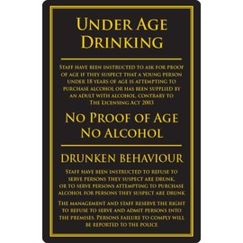 drinkstuff Pub Laws Sign ()