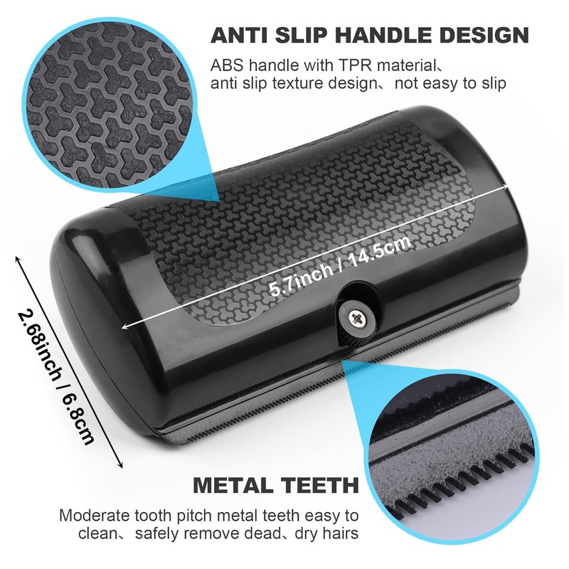 Grooming Deshedding Brush for Cats, Dogs and Horses, Hair and
