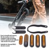 Wheel Reflective Strip Scooter Night Reflector Parts with Screws Bracket