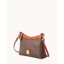 Dooney & Bourke Handbag, Pebble Grain Crossbody Pouch - Grey