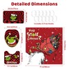 Jyumini 4Pcs Christmas Shower Curtain Sets with Non-Slip Rugs, Toilet