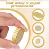20 Pcs Brass Challenge Coins, Blank Coins for Engraving, 40