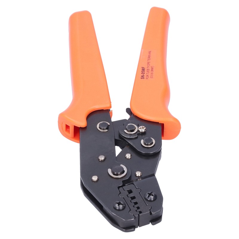 Crimping Tool Ratchet Pliers Terminal Wire Crimper Hand Operated Supplies