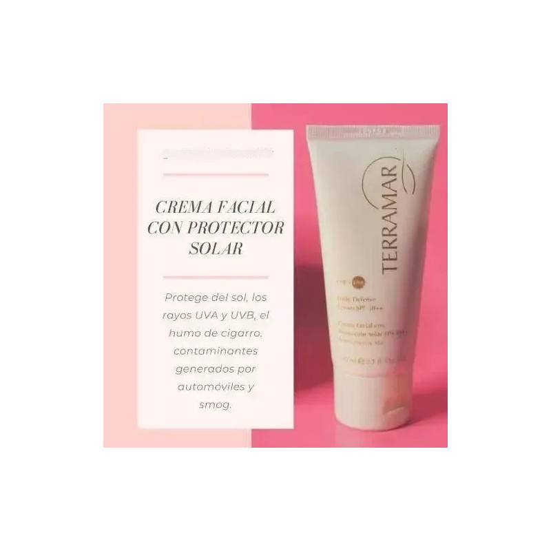 Crema Facial Con Proteccion Solar Fps 50 Uvb + Uva