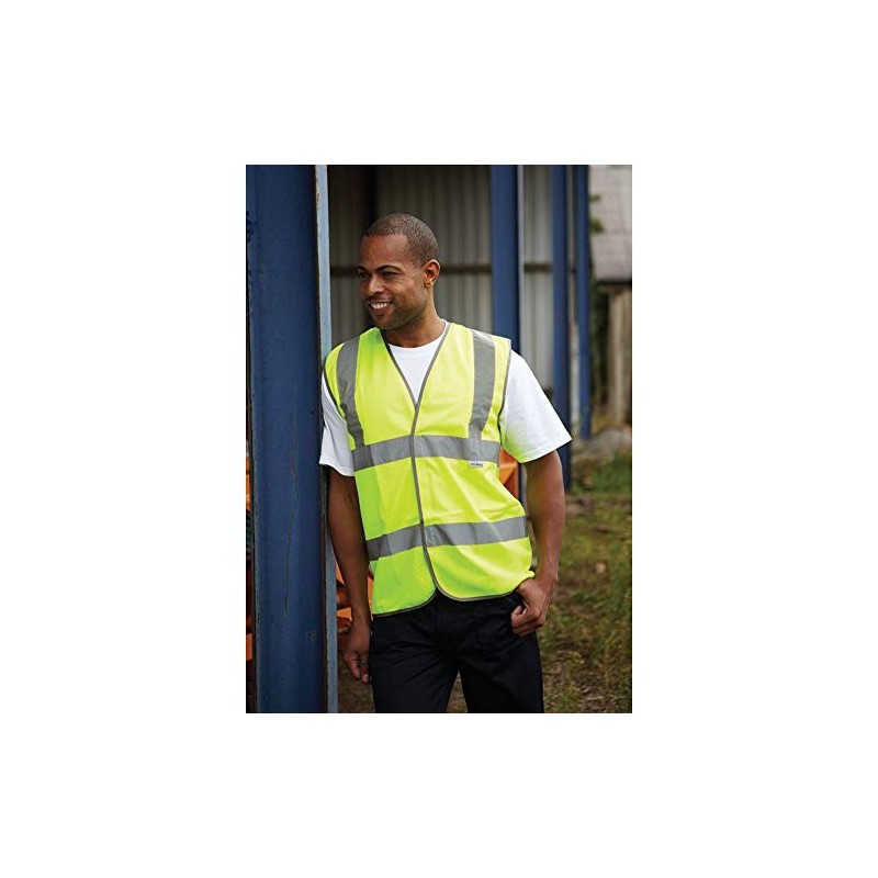 Yoko Hi-Vis Open Mesh Vest / Jacket (L) (Hi Vis