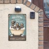 Sloth BATH SOAP wash YOUR claws (1) Retro Tin Signs