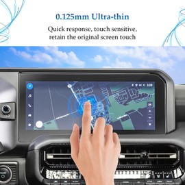 SKTU Upgrade 2PCS for 2024 2025 2026 Toyota Land Cruiser Screen Protector 12.3 Inch for 2024 2025 2026 Toyota Land Cruiser (Land Cruiser/First Edition) 12.3-Inch Navigation 2024 2025 2026 Land Cruiser Accessories [Anti-Glare, Ultra Clear]