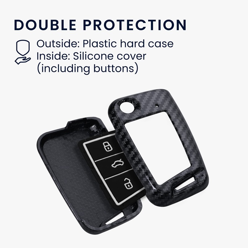 kwmobile Key Cover Compatible with VW Golf 7 MK7 -