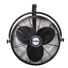 Air King 9020 1/6 HP Industrial Grade Wall Mount Fan, 20-Inch,Black