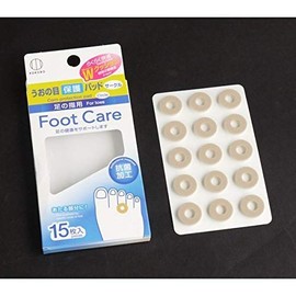 Protective Pad for Toe and Ginger Eyes Circle Type 15 Sheets x 5 Pieces