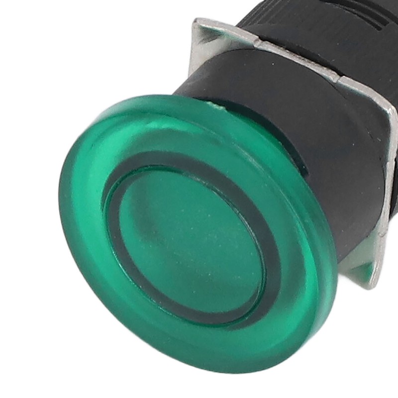 25Pcs/Set Green Mushroom Head Switch IP65 Plastic Mini Button Switches