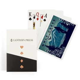 Lantern Press Wolf Creek, Colorado, Skier and Mountain (52 Playing Cards, Poker Size Card Deck with Jokers)