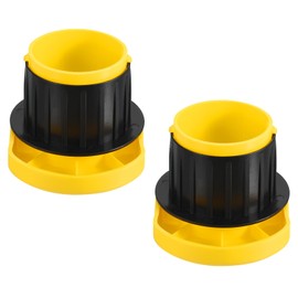 PATIKIL 3inch Shrink Wrap Handle, 1 Pair Stretch Wrap Dispenser with Stop Button Stretch Film Dispenser Plastic Hand for Furniture Wrapping Moving Packing