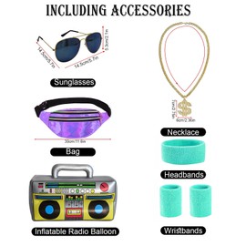 80s Track Suit for Men Women 90s Retro Windbreaker Suit 80s 90s Outfit Men Women 80s Tracksuit for Couples Neon Wind Suit