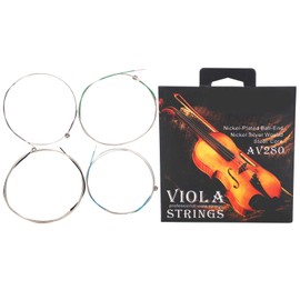 4 Pcs/Set Viola Strings,Universal Full Set Steel Core Professional Viola Strings E A D G for 14"‑16" Violas Rich And Warm Tones Playing Accessories Musical Instrument Accessories